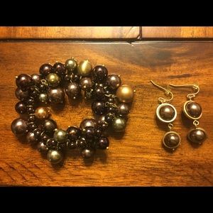 Bracelet & earrings set